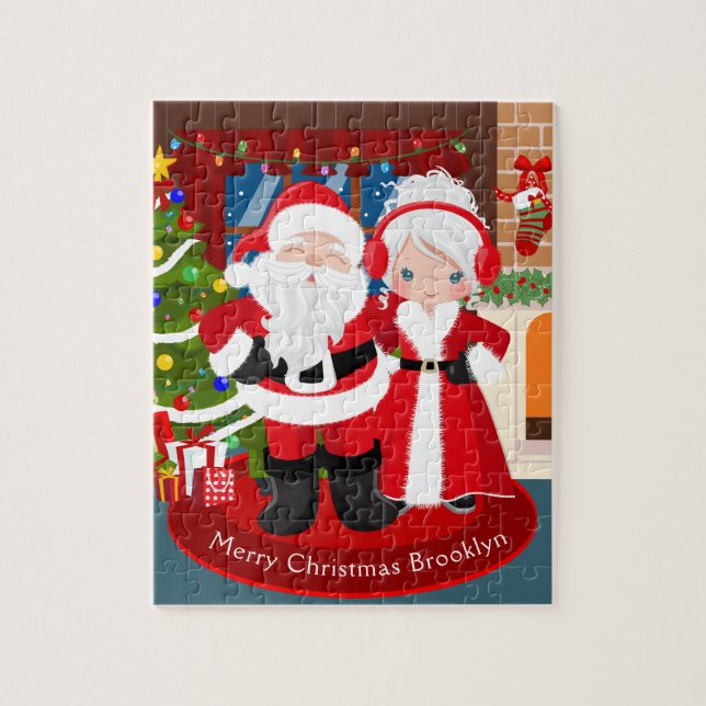Mr. & Mrs. Claus Jigsaw Puzzle (Vertical)