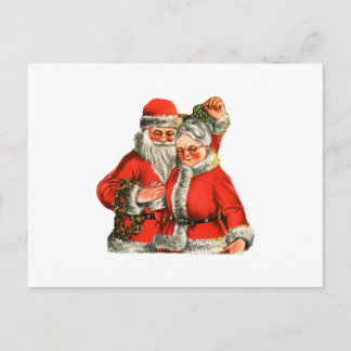 Mr. & Mrs. Claus Postcard