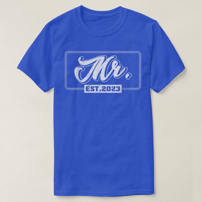 Mr Mrs decoration wedding  T-Shirt (Design Front)