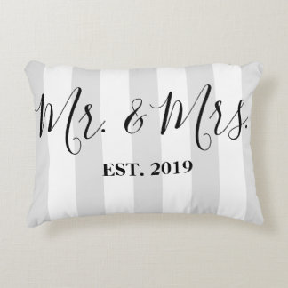 Mr. & Mrs. Decorative Pillow
