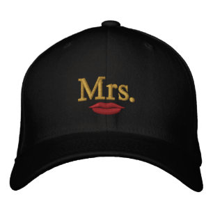 Mr & Mrs Embroidery Embroidered Cap