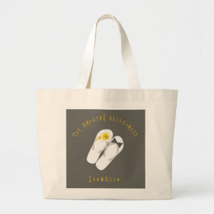 Mr & Mrs Flip Flops Hibiscus Beach Wedding Bag