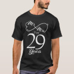 Mr. & Mrs. For 29 Years 29th Wedding Anniversary T-Shirt<br><div class="desc">Great this Wedding Anniversary Matching outfit for married couples,  Men,  Women,  couples,  wife,  husband,  mum and dad as a Valentine Gift or birthday and christmas Gift,  mother's and father's day Gift.</div>