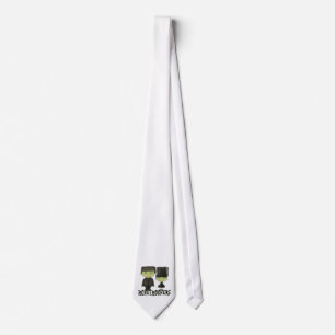 Mr. & Mrs. Franken Honeymooners Halloween Tie