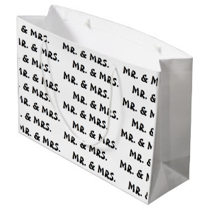 "Mr. & Mrs." Gift Bag