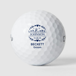 Mr & Mrs Groom Golf Balls