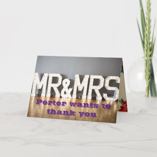 Mr&Mrs Invitation (Front)