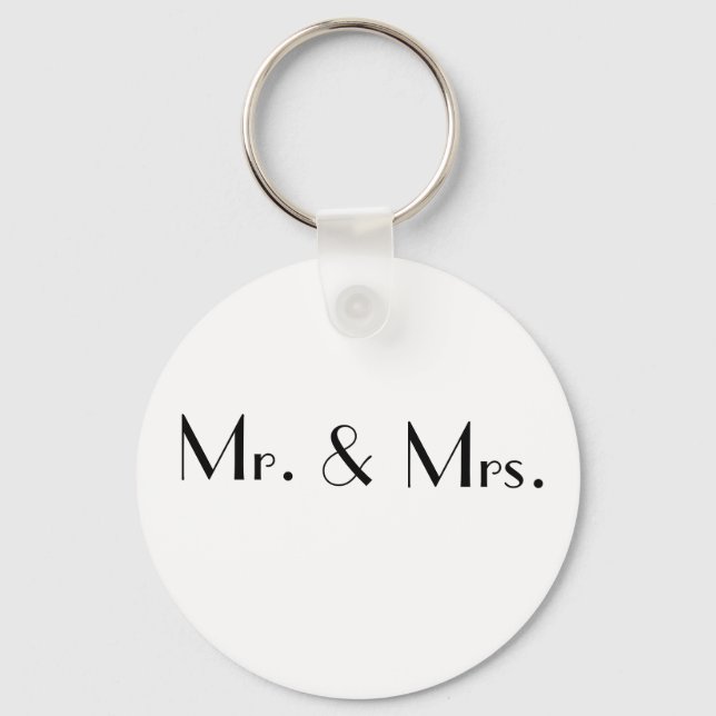 Mr., &, Mrs. Key Ring (Front)