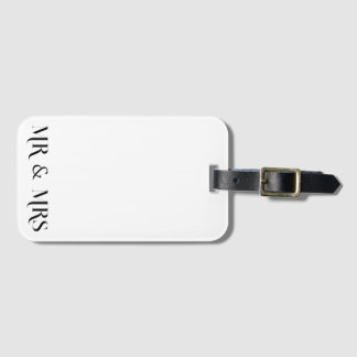 Mr & Mrs Luggage Tag
