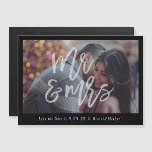 Mr & Mrs Magnetic Save the Date Magnetic Magnetic Invitation
