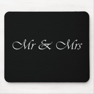 Mr & Mrs Mouse Pad