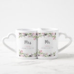 Mr Mrs Mug Personalised gift. Groom Bride<br><div class="desc">Lovely mug for the future Mrs and Mr,  bride and groom.</div>