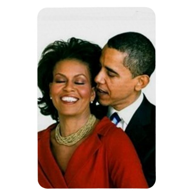 MR. & MRS. OBAMA MAGNET (Vertical)