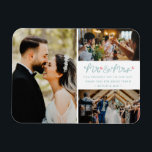 Mr Mrs Photo Collage Wedding Thank You  Magnet<br><div class="desc">Express your heartfelt gratitude with our Mr. & Mrs. Photo Collage Wedding Thank You Magnet. This unique and practical keepsake features a beautiful collage of your favourite wedding photos, alongside the elegant "Mr. & Mrs." text. Perfect for displaying on any magnetic surface, this thank you magnet ensures your guests will...</div>