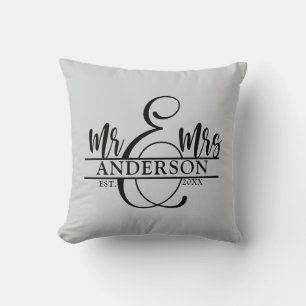  Mr & Mrs photo Cushion