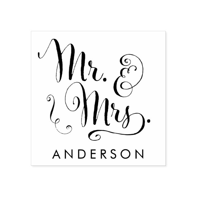 Mr. & Mrs. Rubber Stamp (Imprint)