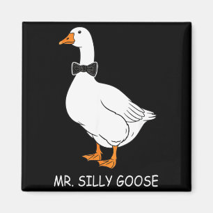 Mr Mrs Silly Goose Couple Matching Wedding Funny Magnet