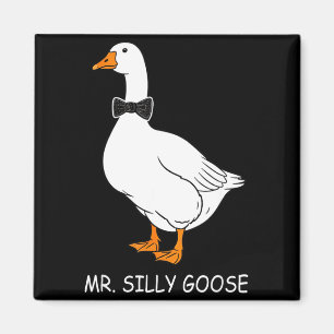Mr Mrs Silly Goose Couple Matching Wedding Funny Magnet
