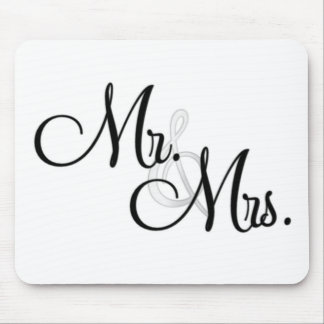 Mr. & Mrs. Unique Items Mouse Pad