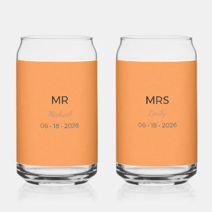 Mr Mrs Wedding Glasses   Romantic Toast Set