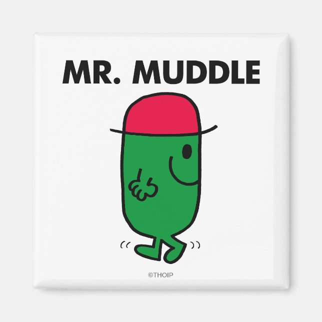 Mr. Muddle | Walking Backwards Magnet (Front)