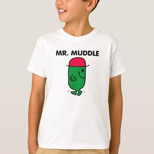 Mr. Muddle | Walking Backwards T-Shirt (Front)