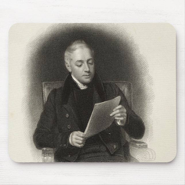 Mr. Murray, publisher of Lord Byron's works Mouse Pad (Front)