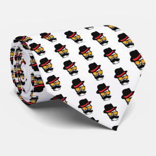 Mr Mustach skull Tie