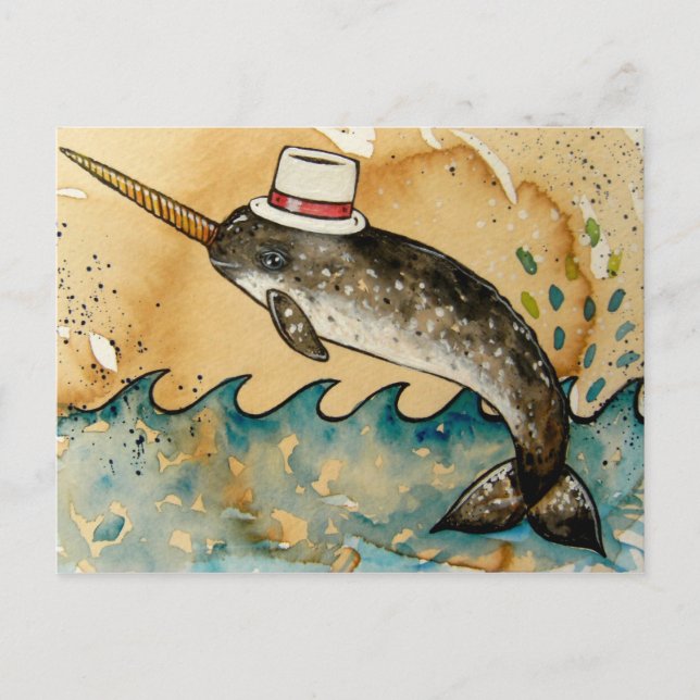 mr. narhwal postcard (Front)