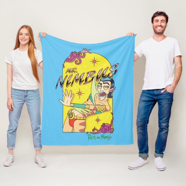 Mr. Nimbus Fleece Blanket (In Situ)