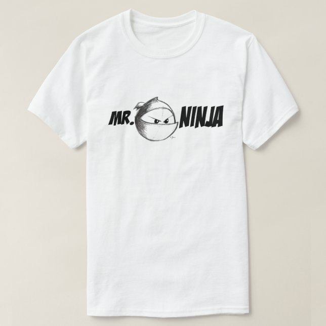 Mr. Ninja T-Shirt (Design Front)
