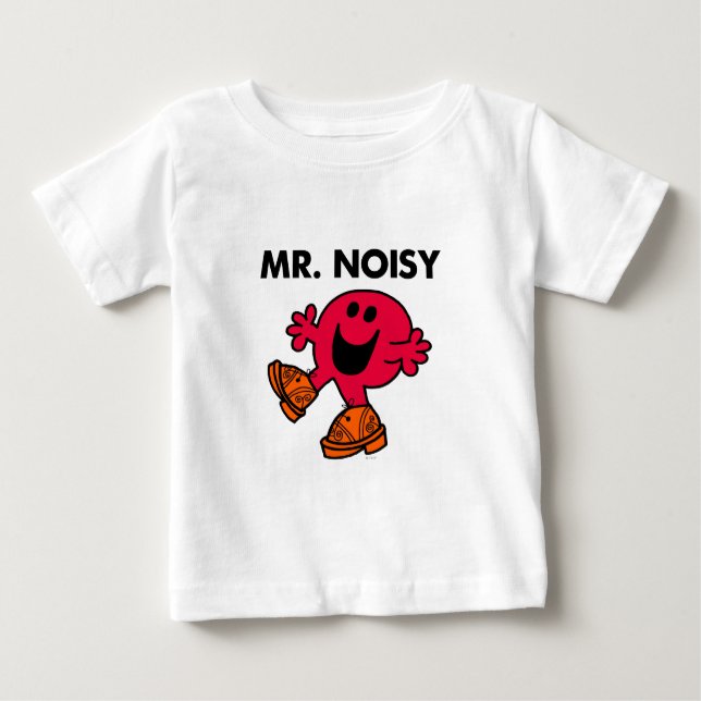 Mr. Noisy | Large Walking Clogs Baby T-Shirt (Front)