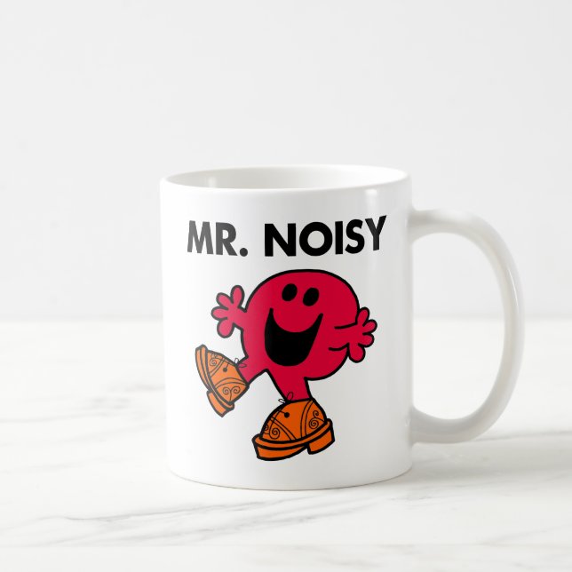 Mr. Noisy | Large Walking Clogs Coffee Mug (Right)
