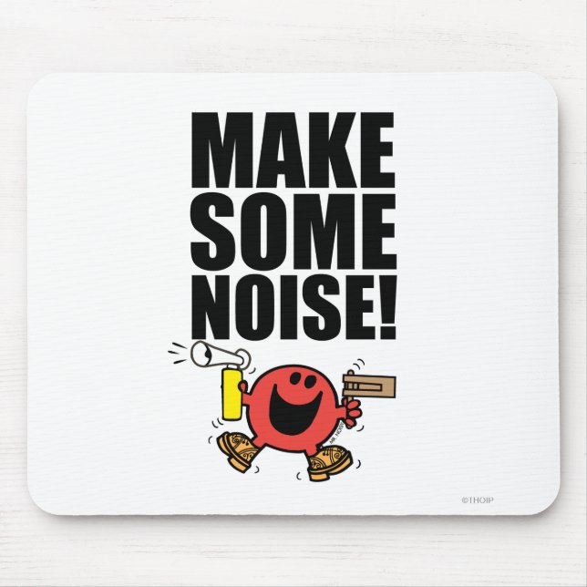 Mr. Noisy | Make Some Noise Mouse Pad (Front)