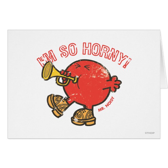 Mr. Noisy Tooting His Horn (Front Horizontal)