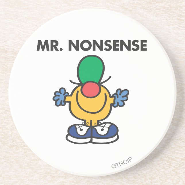 Mr. Nonsense | Funny Outfit Coaster (Front)