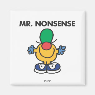 Mr. Nonsense Funny Outfit Magnet