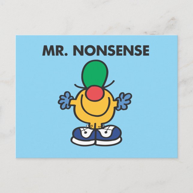 Mr. Nonsense | Funny Outfit Postcard (Front)