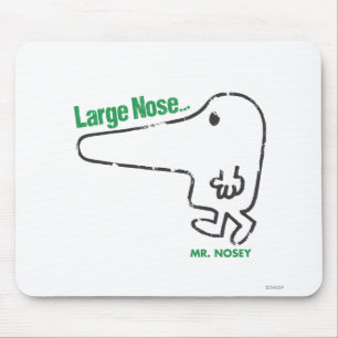 Mr. Nosey Large Nose Mouse Pad