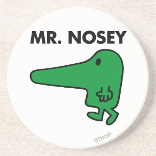 Mr. Nosey   Leading By A Nose Coaster