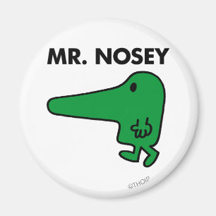 Mr. Nosey Leading By A Nose Magnet