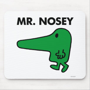 Mr. Nosey Leading By A Nose Mouse Pad