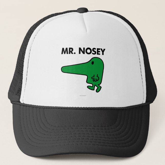 Mr. Nosey | Leading By A Nose Trucker Hat (Front)
