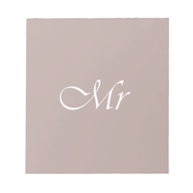 Mr Notepad (Front)