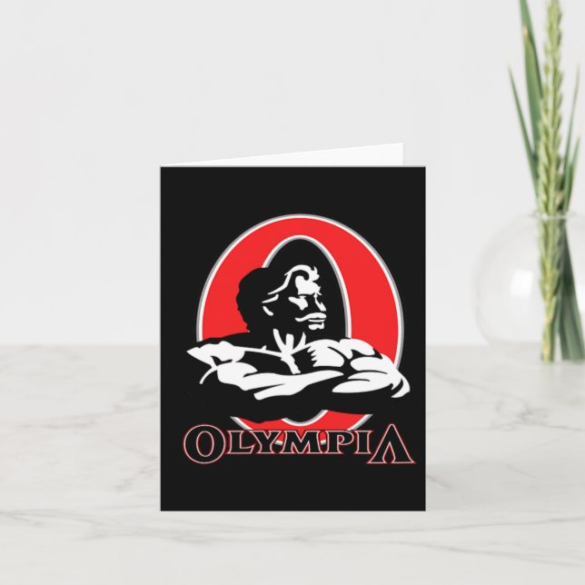 Mr Olympia Bodybuilding Fitness Gym  Card (Front)