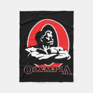 Mr Olympia Bodybuilding Fitness Gym Fleece Blanket