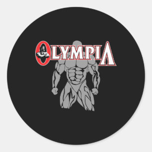 Mr Olympia For Men Women Fitness Bodybuilding 1 Classic Round Sticker