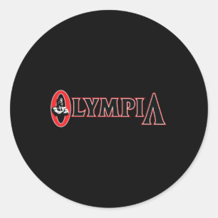 Mr Olympia For Men Women Fitness Bodybuilding Classic Round Sticker
