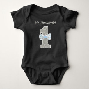 Mr. ONE-derful Baby Jersey Bodysuit, Mr. Onederful Baby Bodysuit