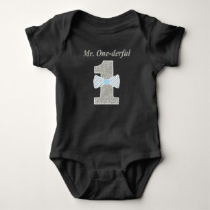 Mr. ONE-derful Baby Jersey Bodysuit, Mr. Onederful Bodysuit